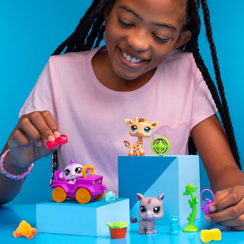 Littlest Pet Shop Sun-Bsf-Lps-Figür Set Minişler Safari Temalı