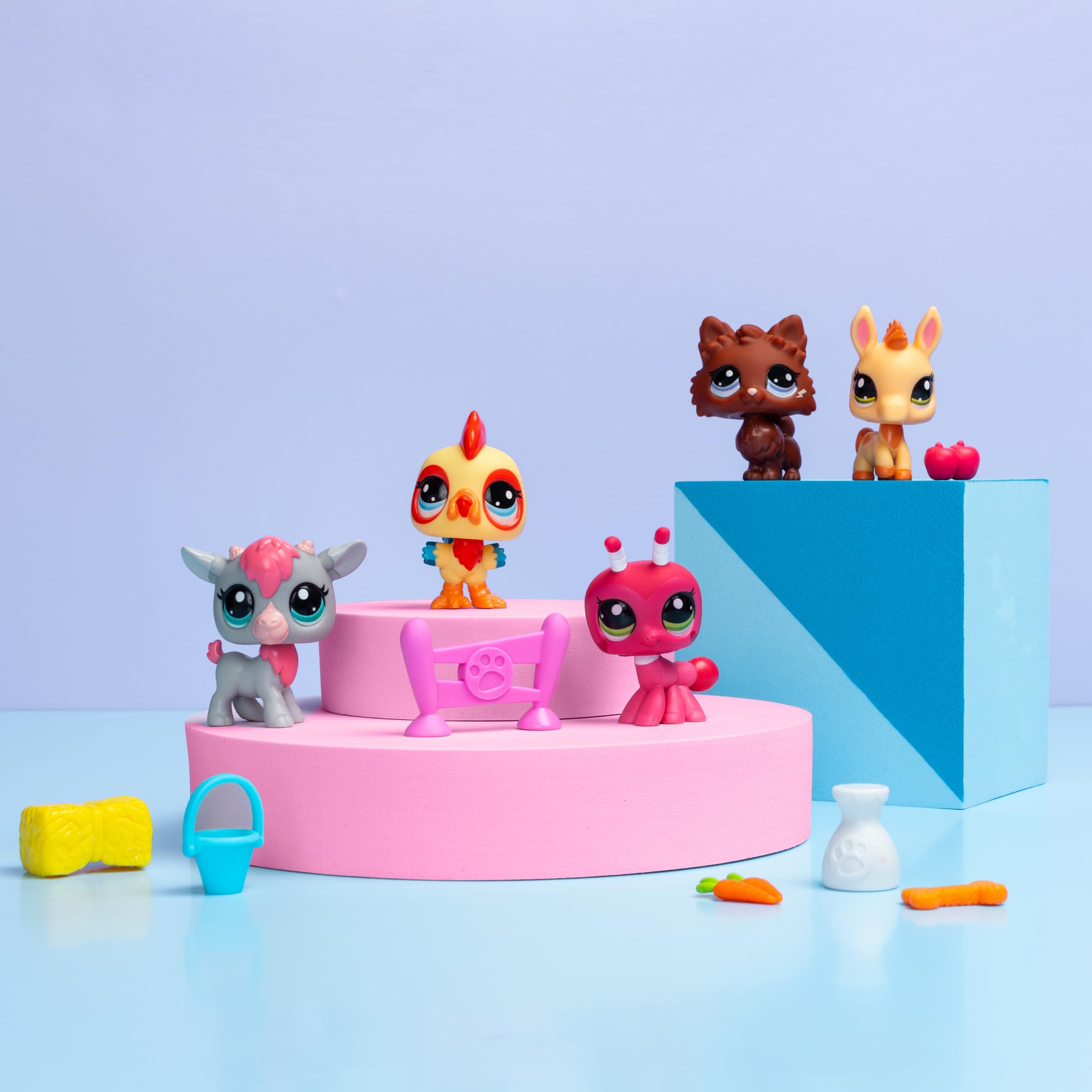 Littlest Pet Shop Minişler 5'li Figür Seti S1 - Minişler Çiftlikte