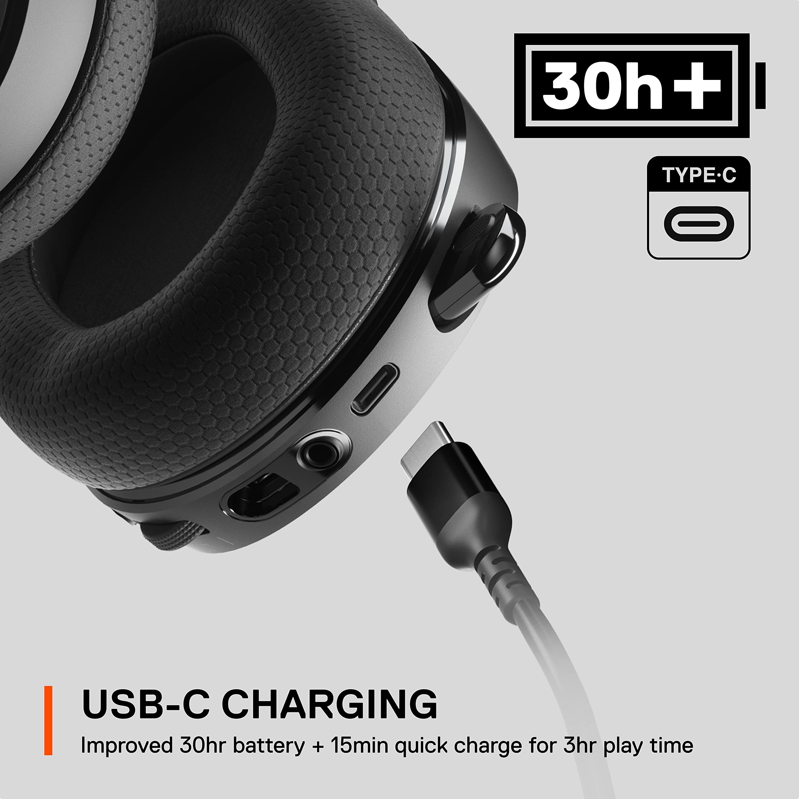 SteelSeries Arctis 7X+ Kablosuz Yeni Nesil Oyun Performansı Kulaklığı Xbox Series X|S'de 30 Saat Pil, USB-C Şarj ve Sorunsuz Çoklu Platform Uyumluluğu