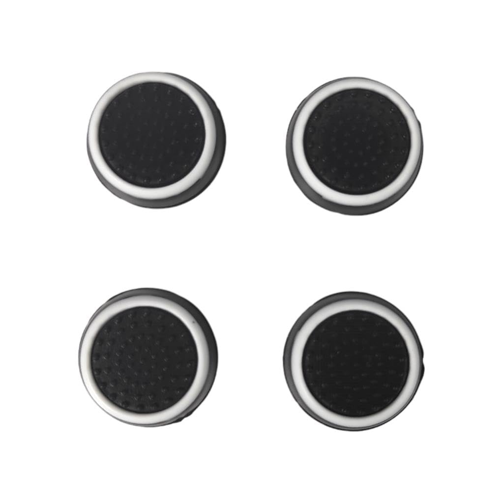 Analog Koruyucu Ps4/Ps5/Xbox ile Uyumlu Pad Siyah Beyaz 4lü Paket - GP5-21