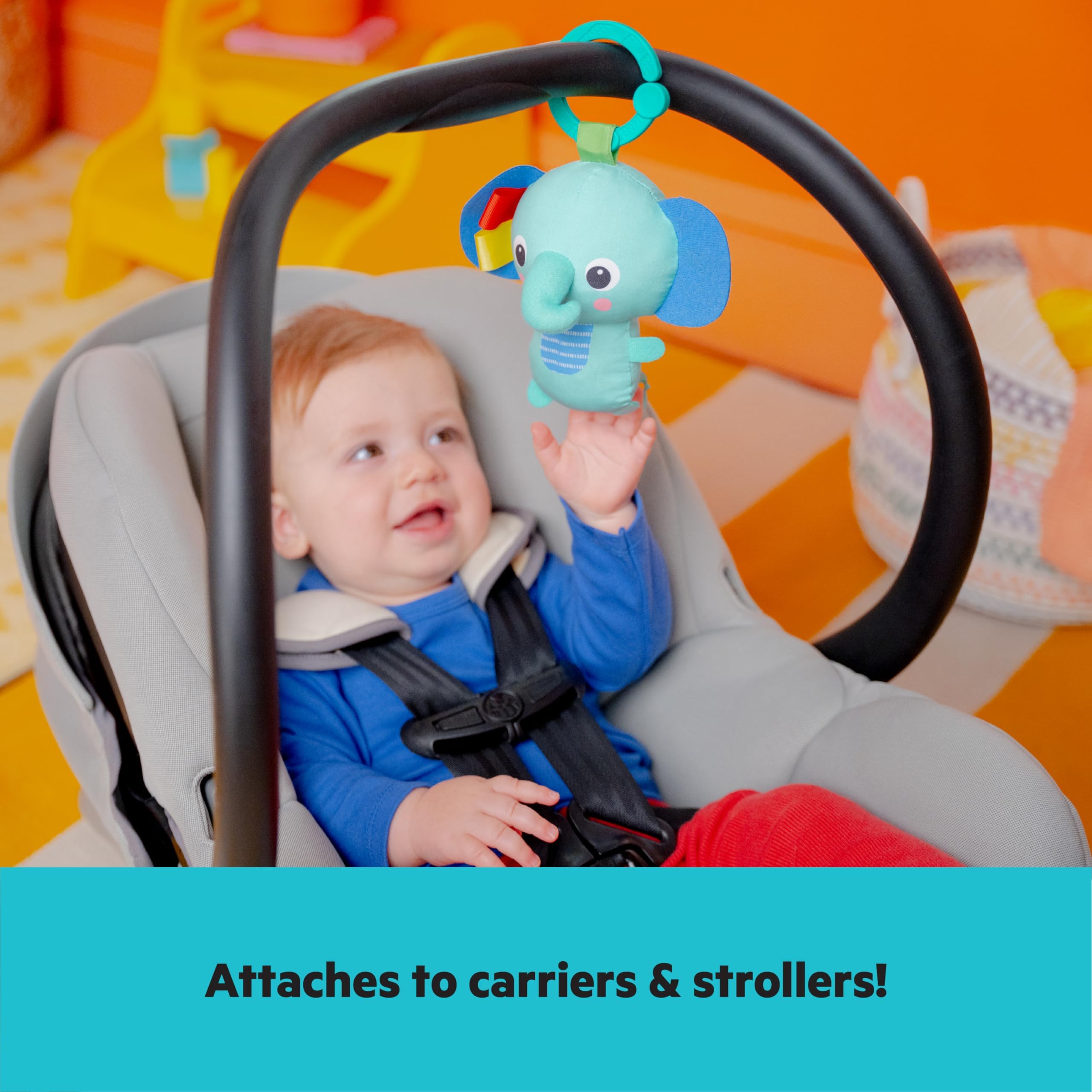 Bright Starts Wild Wiggles Bebek Jimnastik Aktivitesi Ve Katlanır Oyun Minderi Oyuncak Çubuğu, Yenid