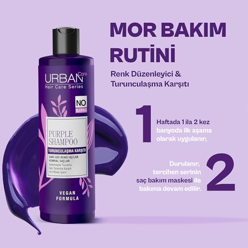 Urban Care Turunculaşma Karşıtı Mor Sülfatsız Saç Bakım Şampuanı 250 ml