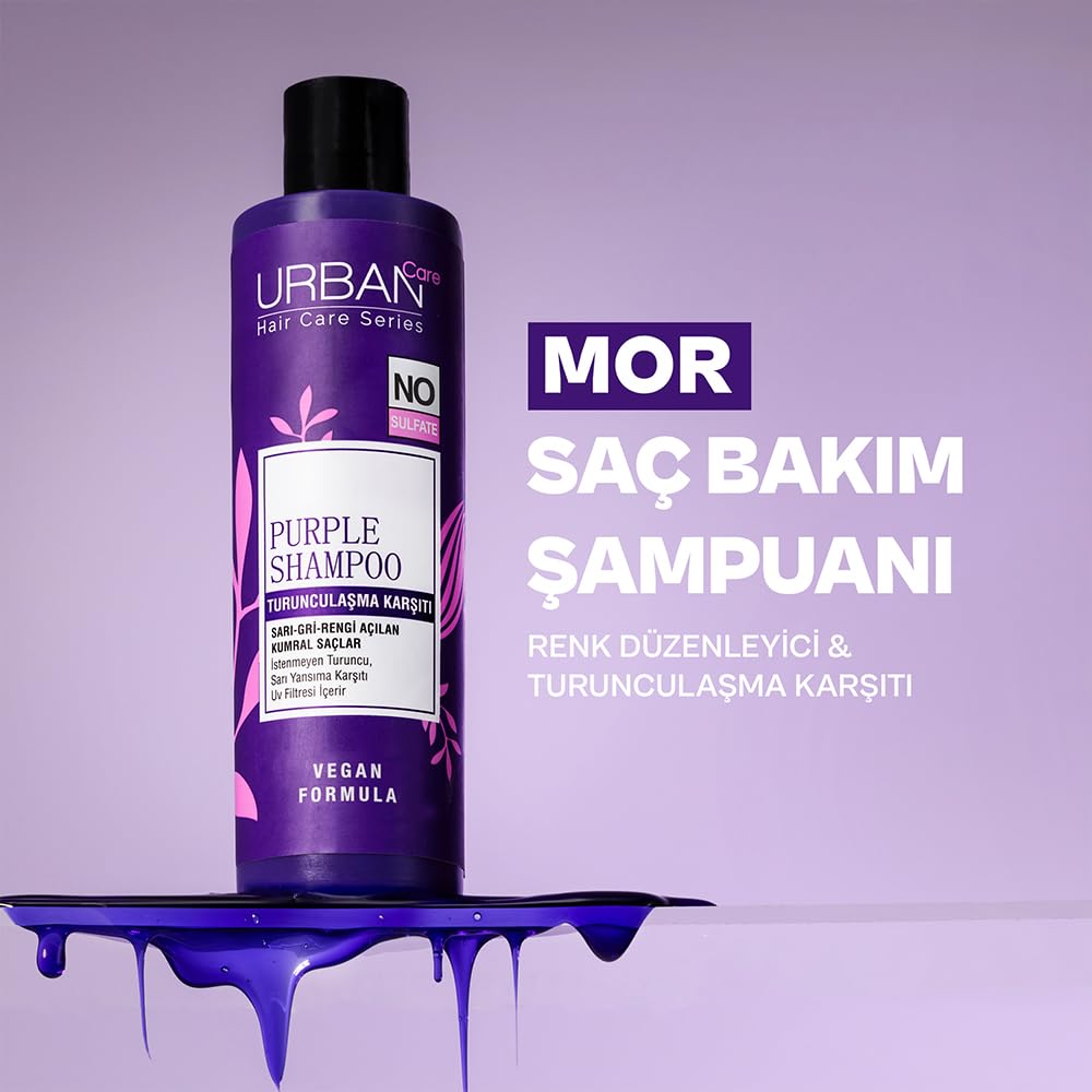 Urban Care Turunculaşma Karşıtı Mor Sülfatsız Saç Bakım Şampuanı 250 ml