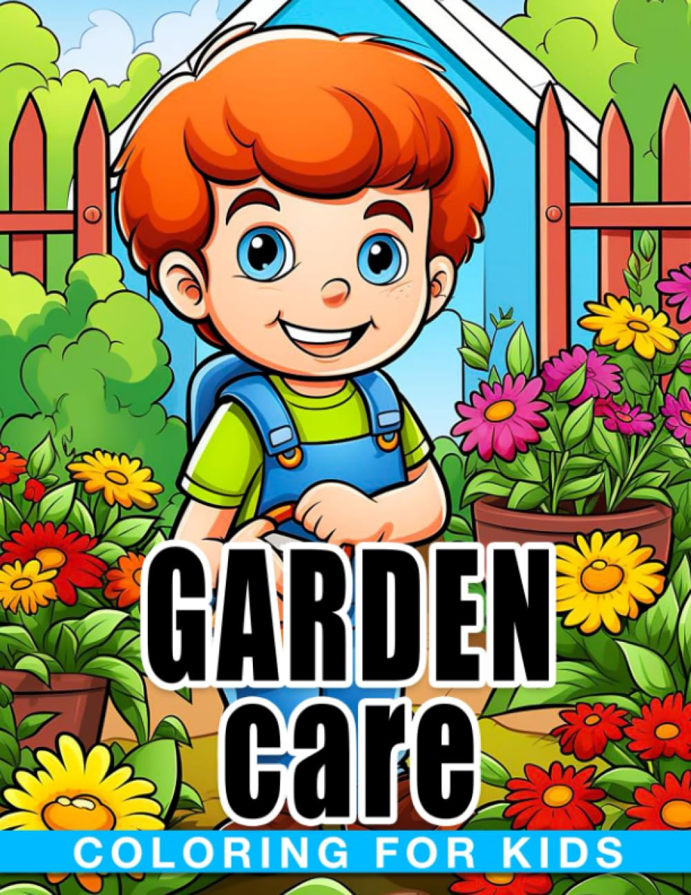 Garden Care Coloring For Kids: Fabulous Coloring Pages Features Beautiful Illustrations For Kids Rel