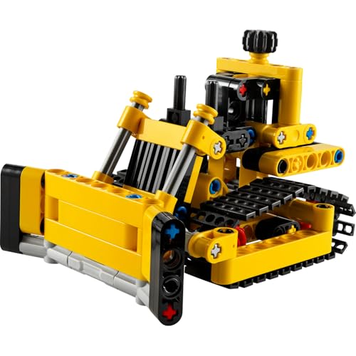 LEGO Technic Ağır İş Buldozeri 42163 – 7 Yaş ve Üzeri Kız ve Erkek Çocuklar için Doğum Günü Hediyesi
