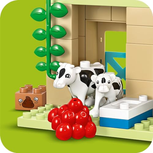 LEGO DUPLO Kasabası Çiftlikte Hayvanların Bakımı 10416, 2 Yaş ve Üzeri Çocuklar için Rol Yapma Faali