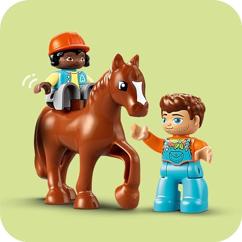 LEGO DUPLO Kasabası Çiftlikte Hayvanların Bakımı 10416, 2 Yaş ve Üzeri Çocuklar için Rol Yapma Faali