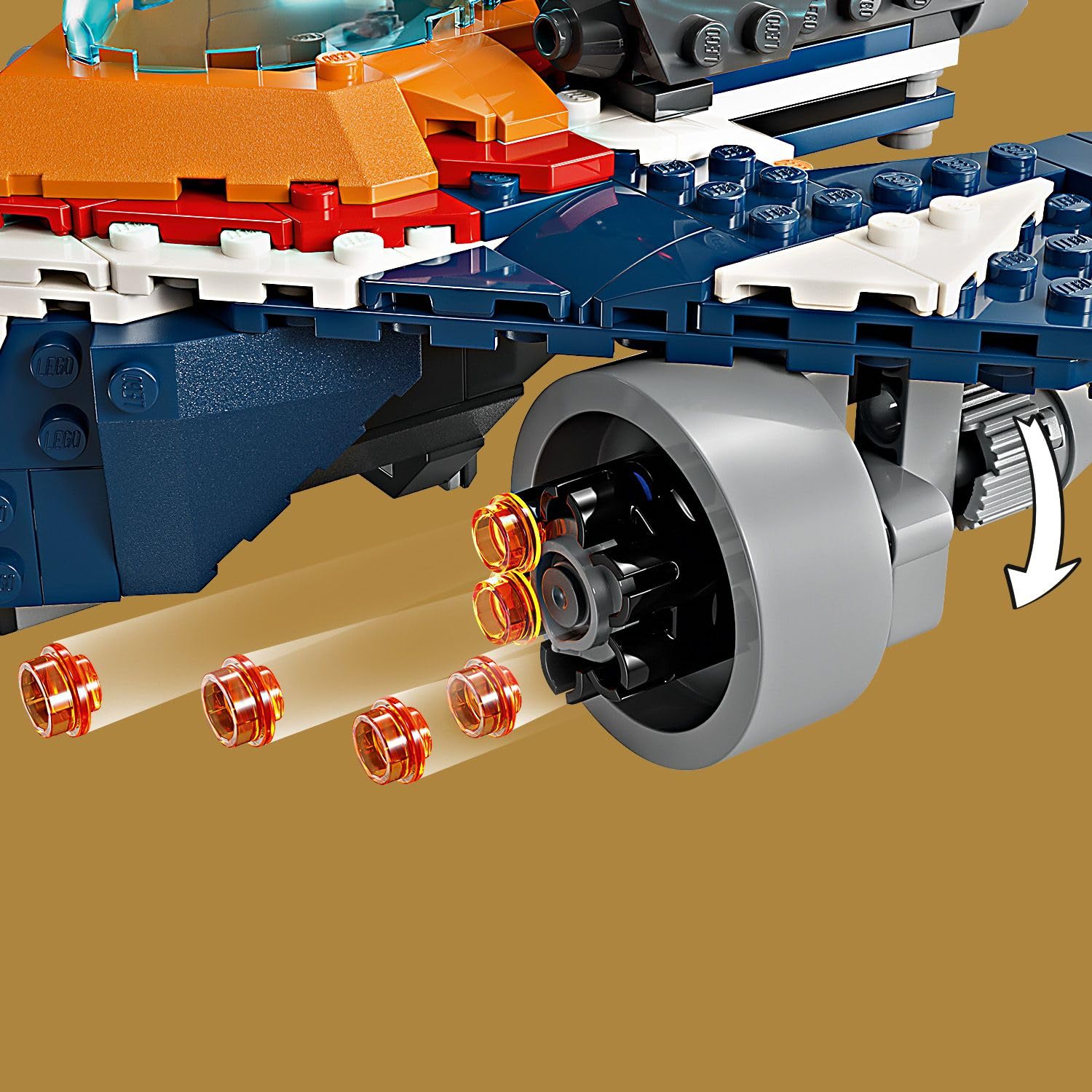 LEGO | Marvel Rocket’in Warbird Aracı Ronan’a Karşı 76278 – 8 Yaş ve Üzeri Süper Kahraman Seven Çocuklar İçin İnşa Edilebilen Uzay Gemisi İçeren Yaratıcı Oyuncak Yapım Seti (290 Parça)