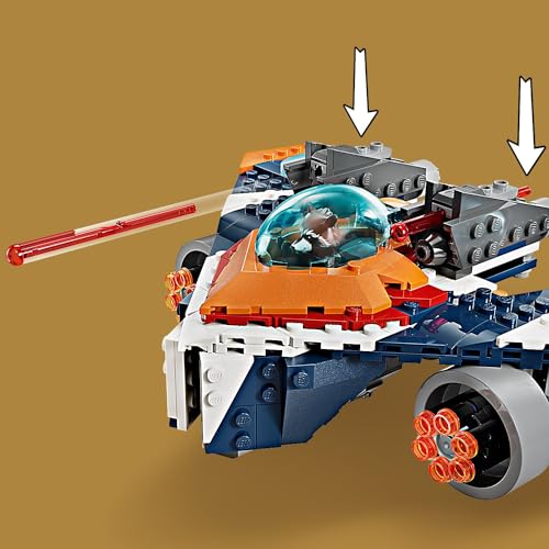LEGO | Marvel Rocket’in Warbird Aracı Ronan’a Karşı 76278 – 8 Yaş ve Üzeri Süper Kahraman Seven Çocuklar İçin İnşa Edilebilen Uzay Gemisi İçeren Yaratıcı Oyuncak Yapım Seti (290 Parça)