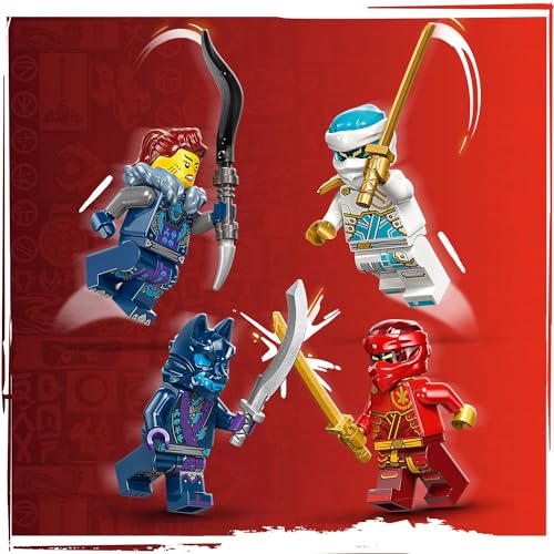 LEGO NINJAGO Kai’nin Ateş Elementi Robotu 71808 – 7 Yaş ve Üzeri Kız ve Erkek Çocukları için Ninja F