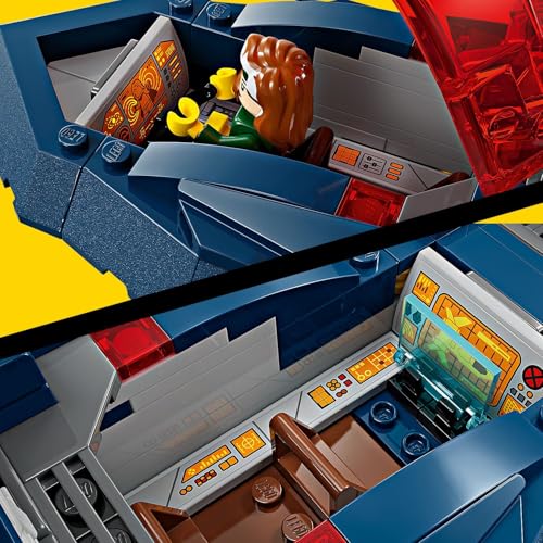 LEGO | Marvel X-Men X-Jet 76281 – 8 Yaş ve Üzeri Süper Kahraman Seven Çocuklar İçin İnşa Edilebilen Oyuncak Uçak Modeli İçeren Yaratıcı Oyuncak Yapım Seti (359 Parça)