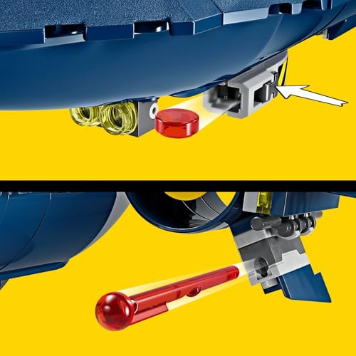 LEGO | Marvel X-Men X-Jet 76281 – 8 Yaş ve Üzeri Süper Kahraman Seven Çocuklar İçin İnşa Edilebilen Oyuncak Uçak Modeli İçeren Yaratıcı Oyuncak Yapım Seti (359 Parça)