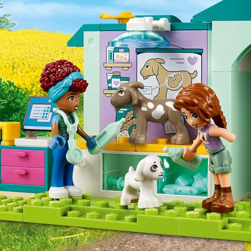 LEGO Friends Çiftlik Hayvanı Veteriner Kliniği 42632-4 Yaş ve Üzeri Çocuklar için Hayvan Figürleri İ