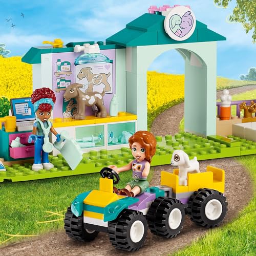 LEGO Friends Çiftlik Hayvanı Veteriner Kliniği 42632-4 Yaş ve Üzeri Çocuklar için Hayvan Figürleri İ