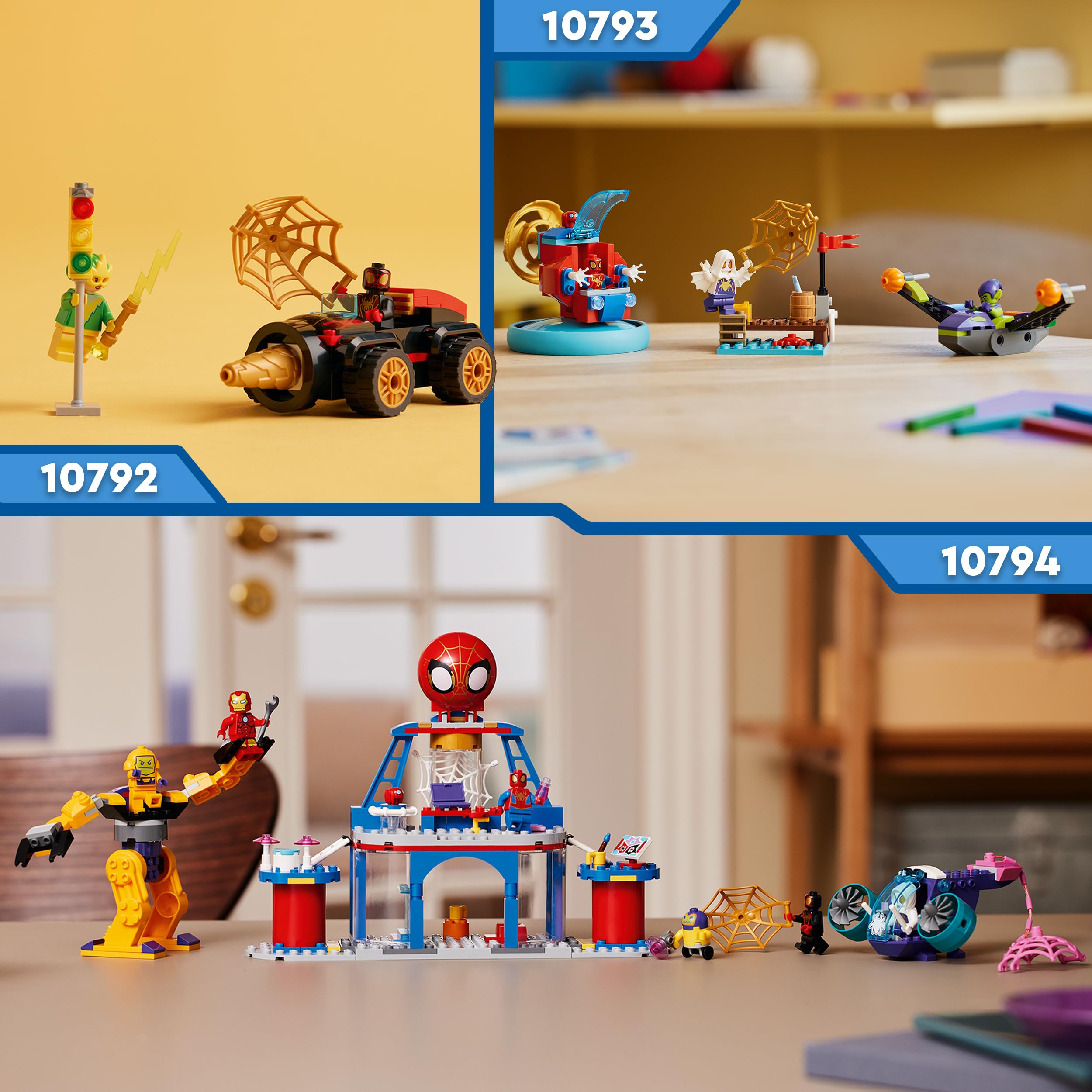 LEGO 4+ Spidey Green Goblin’e Karşı 10793-4 Yaş ve Üzeri Çocuklar için Marvel Örümcek Adam ve Green