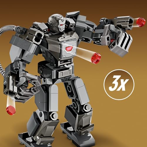 LEGO | Marvel War Machine Robot Zırhı 76277-6 Yaş ve Üzeri Süper Kahraman Seven Çocuklar İçin İnşa Edilebilen Savaşçı İçeren Yaratıcı Oyuncak Yapım Seti (154 Parça)