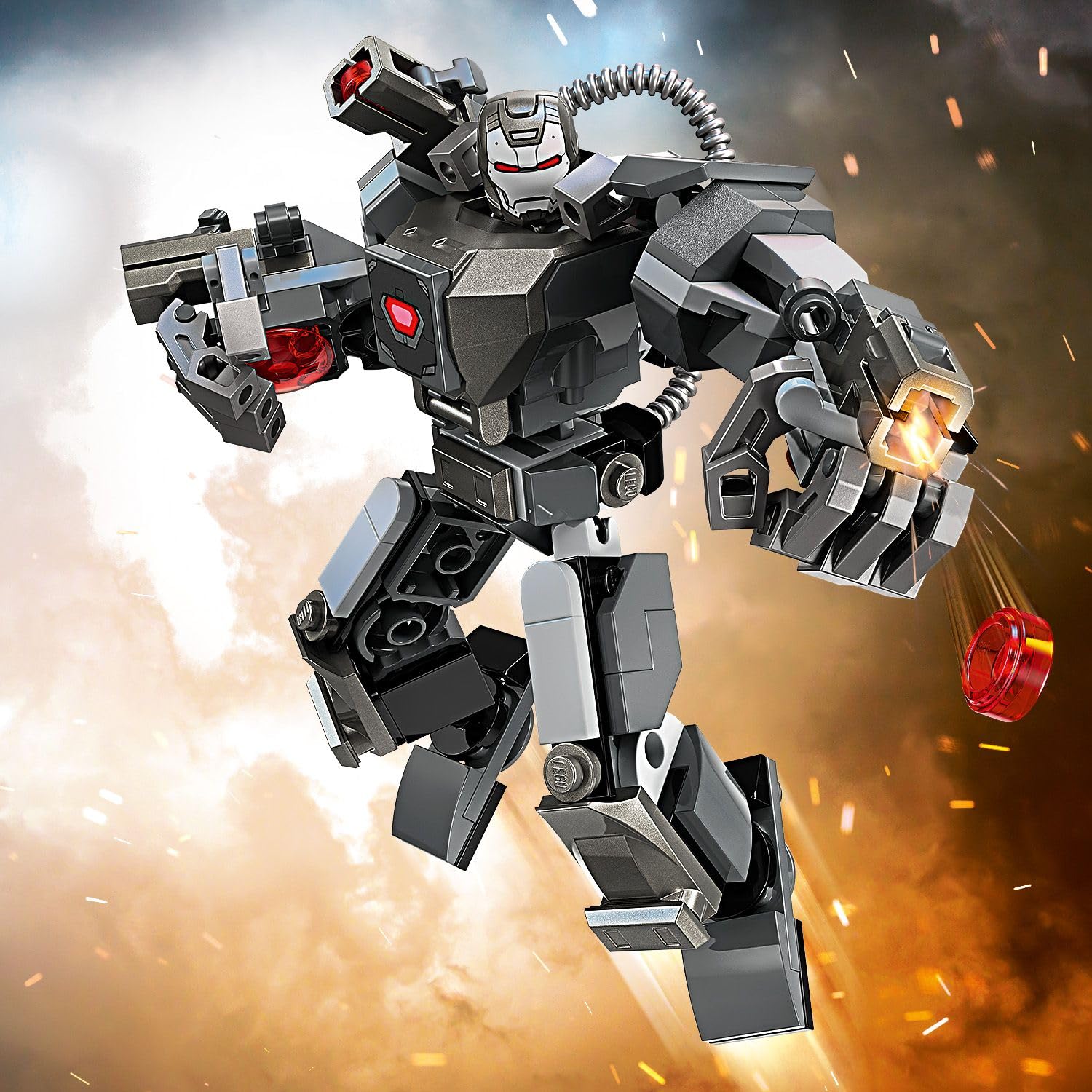 LEGO | Marvel War Machine Robot Zırhı 76277-6 Yaş ve Üzeri Süper Kahraman Seven Çocuklar İçin İnşa Edilebilen Savaşçı İçeren Yaratıcı Oyuncak Yapım Seti (154 Parça)
