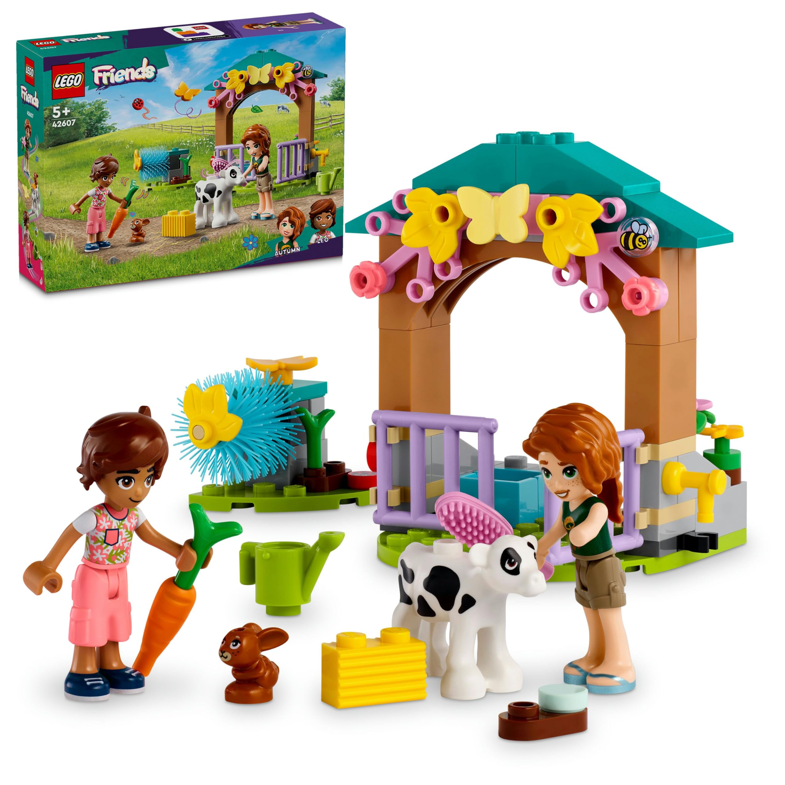 LEGO Friends Autumn’un Dana Ahırı 42607-5 Yaş ve Üzeri Çocuklar için Çiftlik Hayvanları İçeren Yaratıcı Oyuncak Yapım Seti (79 Parça)