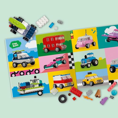 LEGO Classic Yaratıcı Araçlar 11036-4 Yaş ve Üzeri Çocuklar için 10 Adet Araba Yapımı İçeren Yaratıcı Oyuncak Yapım Seti (900 Parça)