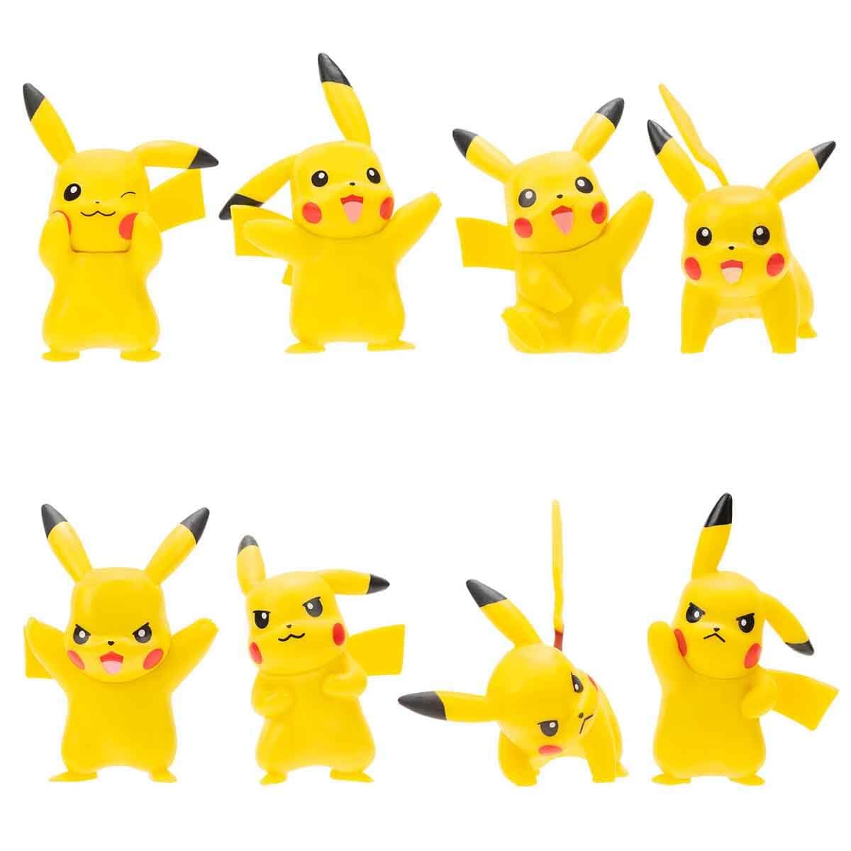 Pokemon Battle 8'li Figür Seti - Pikachu Set