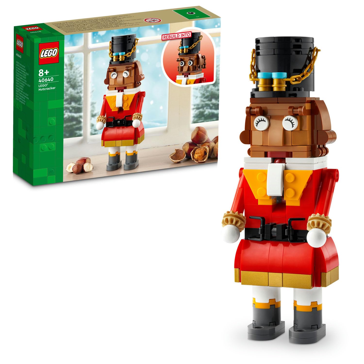 LEGO Fındıkkıran 40640 – 8 Yaş ve Üzeri Çocuklar için Yılbaşı Temalı Oyuncak Figür Yapım Seti (208 Parça)