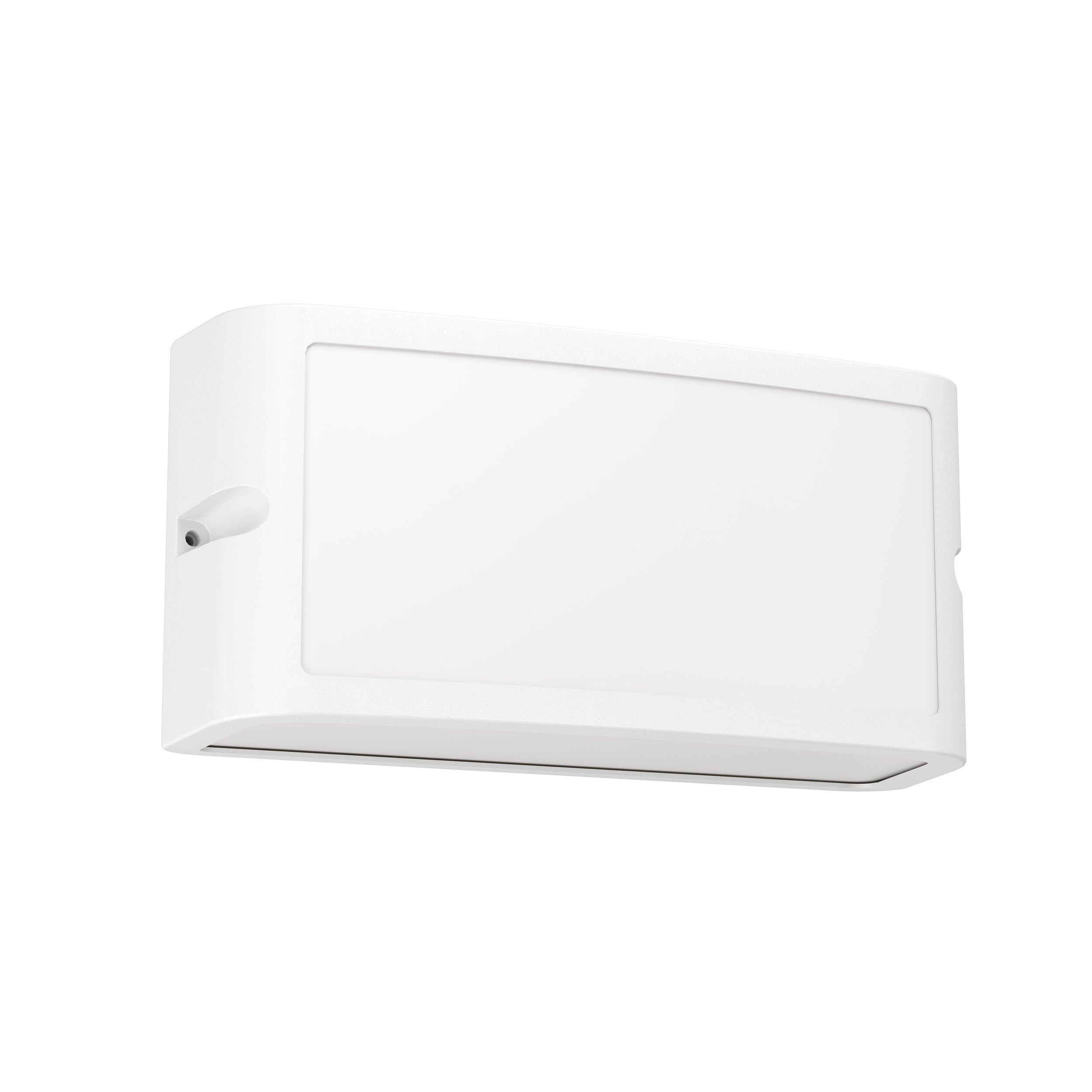 EGLO Camarada LED duvar lambası, dış mekan aydınlatması, ev duvarı, dikdörtgen dış mekan lambası, metal, beyaz dış duvar lambası, dış mekan lambası, soğuk beyaz, IP54