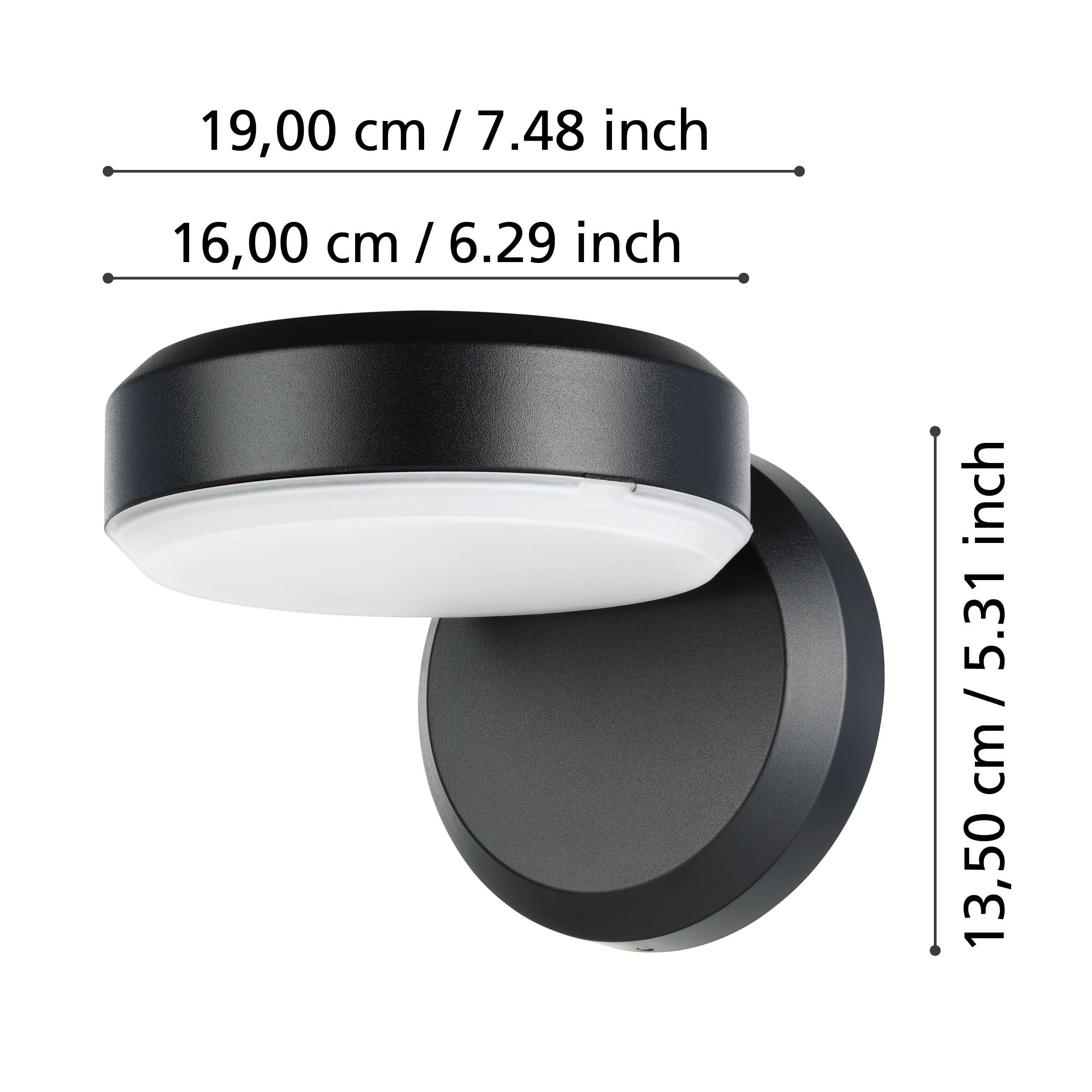 Eglo My Light My Style 900673 "Fornacı" Çelik Dış Mekan Bahçe Aydınlatması Aplik Ip54