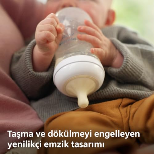 Philips Avent Doğal Tepkili Biberon, 260 ml,3-6 Am Biberon Emziği SCY903/01