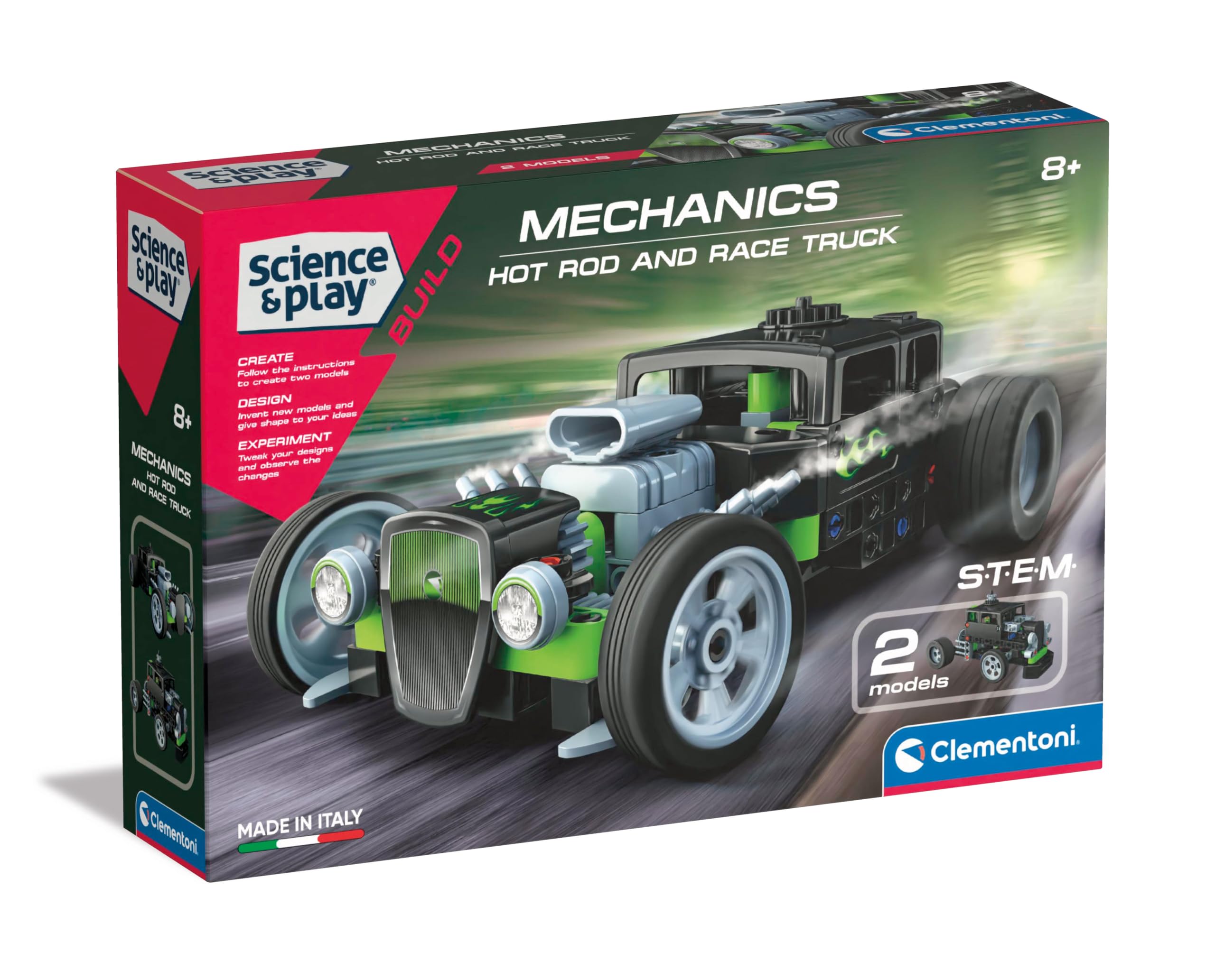 Clementoni Bilim ve Oyun: Hot Rod and Race Truck