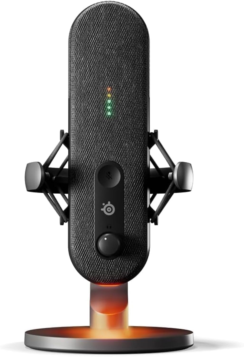 SteelSeries Alias PC için USB Mikrofon—Oyun, Canlı Yayın ve Podcast’ler için 3 Kat Daha Büyük Kapsül—Yayıncılara Ses Yazılımı için Sonar—Yapay Zeka Gürültü Engelleme—LED Sessize Alma ve Düzey İzleme