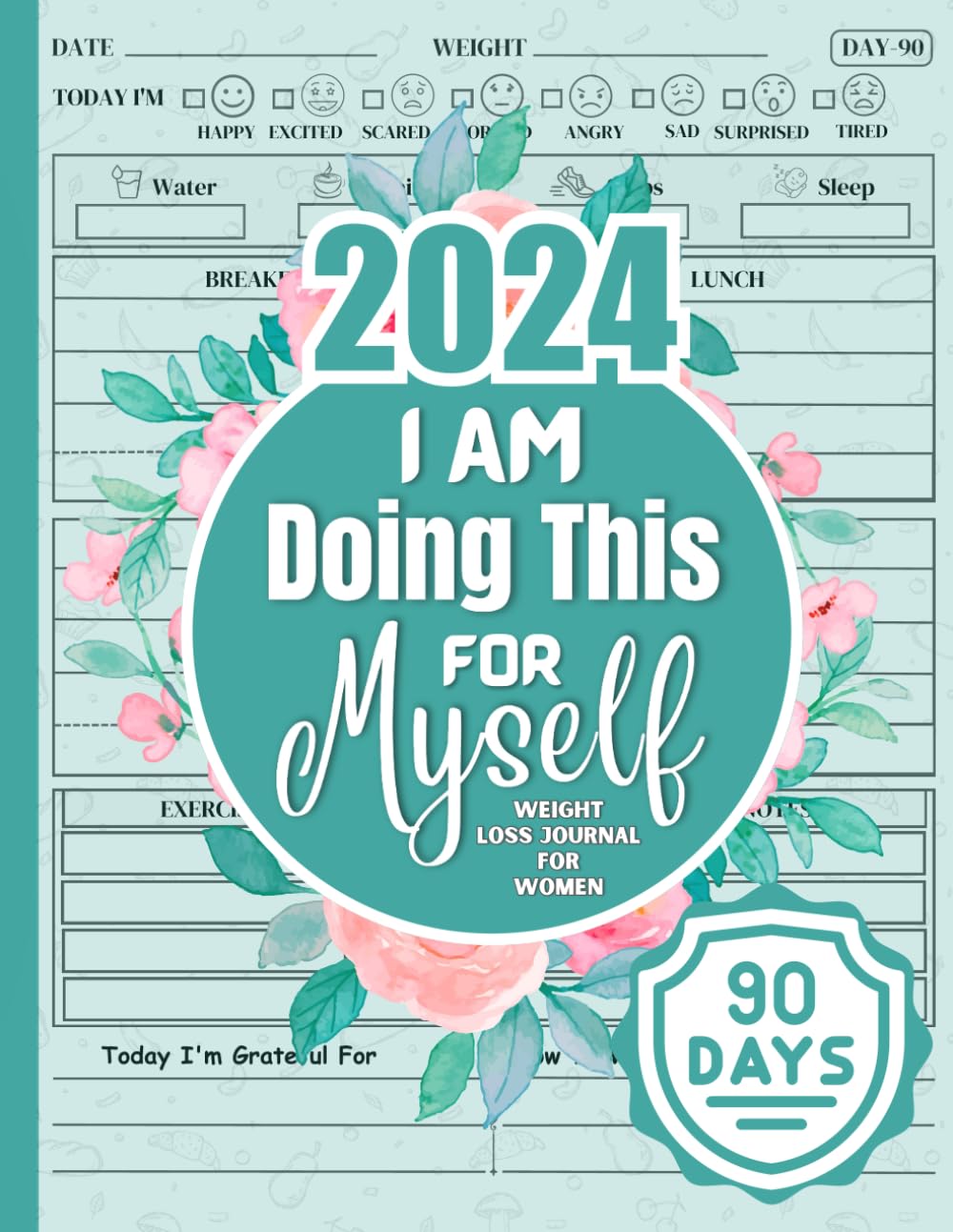 Independently published I am Doing This for Myself:-Weight Loss Journal For Women: Daily Diet, Food, Exercise, and Body Measurements Tracker For 90 Days