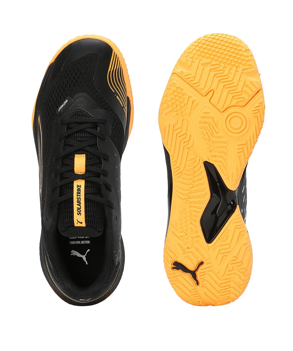 PUMA Unisex Yetişkin Solarstrike III Spor Ayakkabı PUMA Black-Sun Stream-PUMA White 42 EU