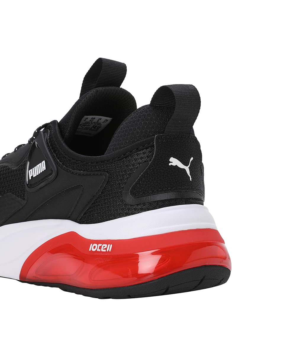 PUMA Erkek/Unisex Cell Thrill-PUMA Black-For All Time Red Low Boot 42