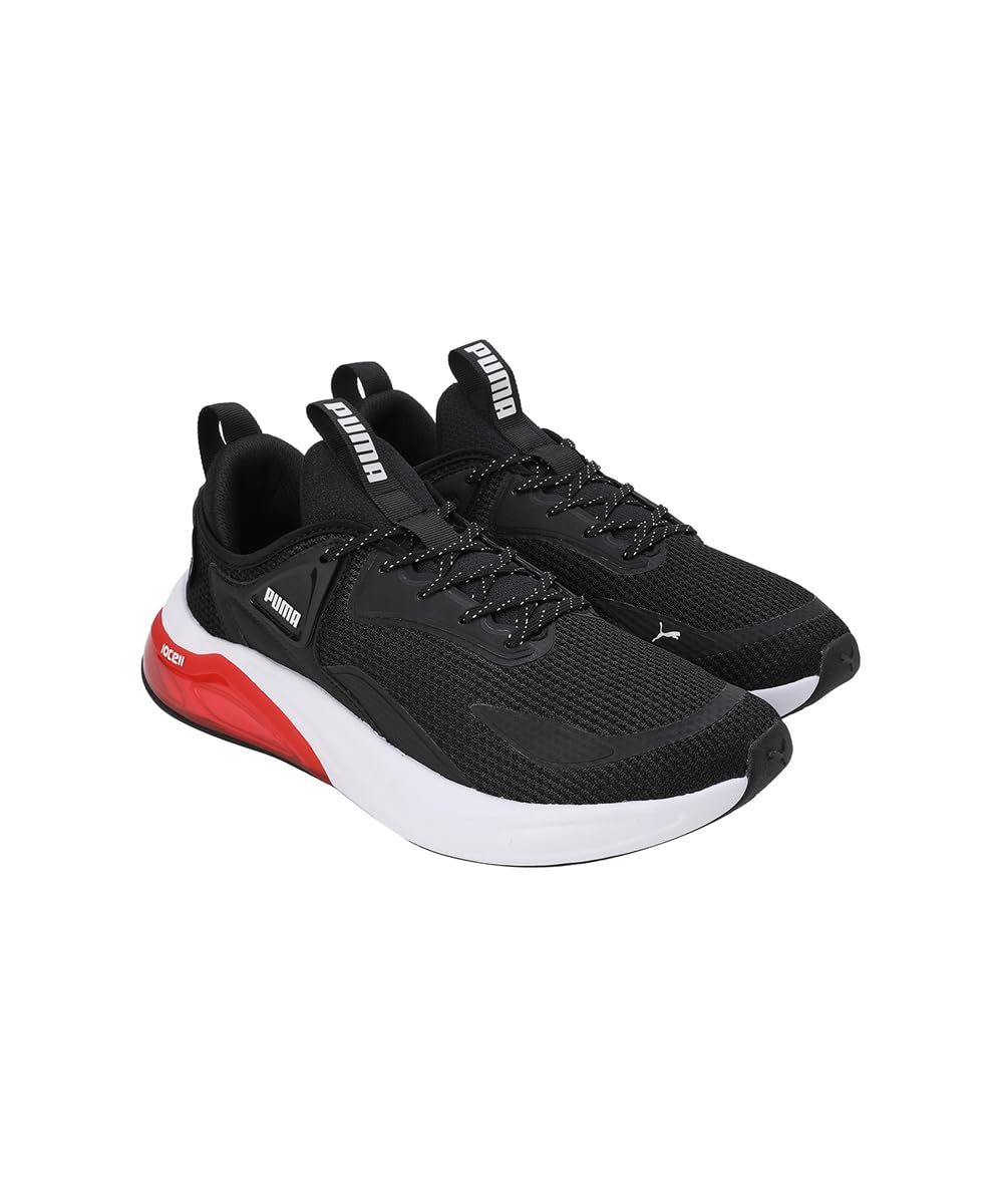 PUMA Erkek/Unisex Cell Thrill-PUMA Black-For All Time Red Low Boot 42