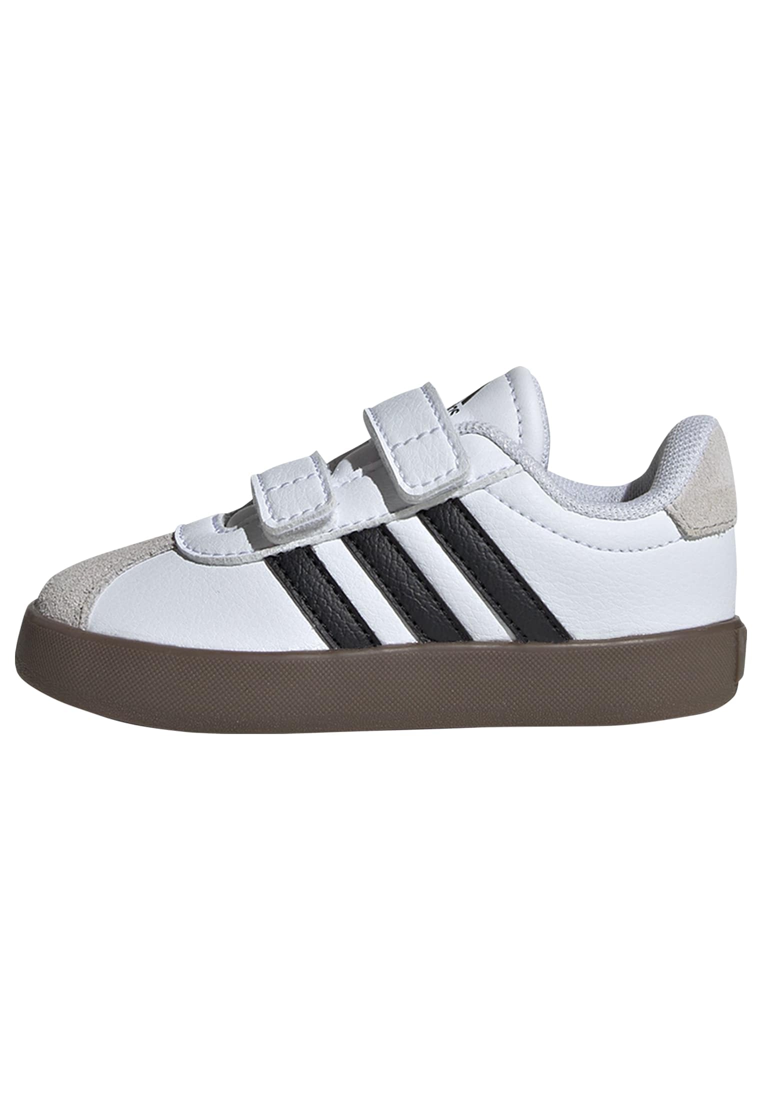 adidas Unisex Çocuk VL COURT 3.0 CF I Ayakkabı - Düşük Taban (Futbol Dışı) FTWWHT/CBLACK/GREONE 24
