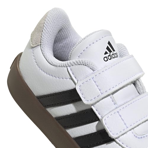 adidas Unisex Çocuk VL COURT 3.0 CF I Ayakkabı - Düşük Taban (Futbol Dışı) FTWWHT/CBLACK/GREONE 24