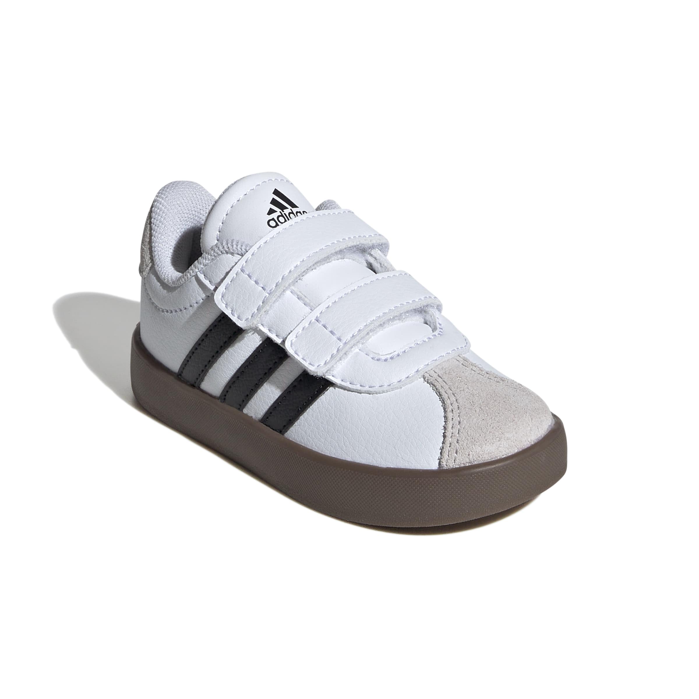adidas Unisex Çocuk VL COURT 3.0 CF I Ayakkabı - Düşük Taban (Futbol Dışı) FTWWHT/CBLACK/GREONE 24