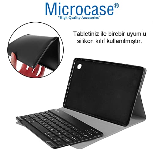 Microcase Huawei Matepad 11.5 inch Tablet Bluetooth Klavye ve Mouse + Standlı Kılıf - BKK6