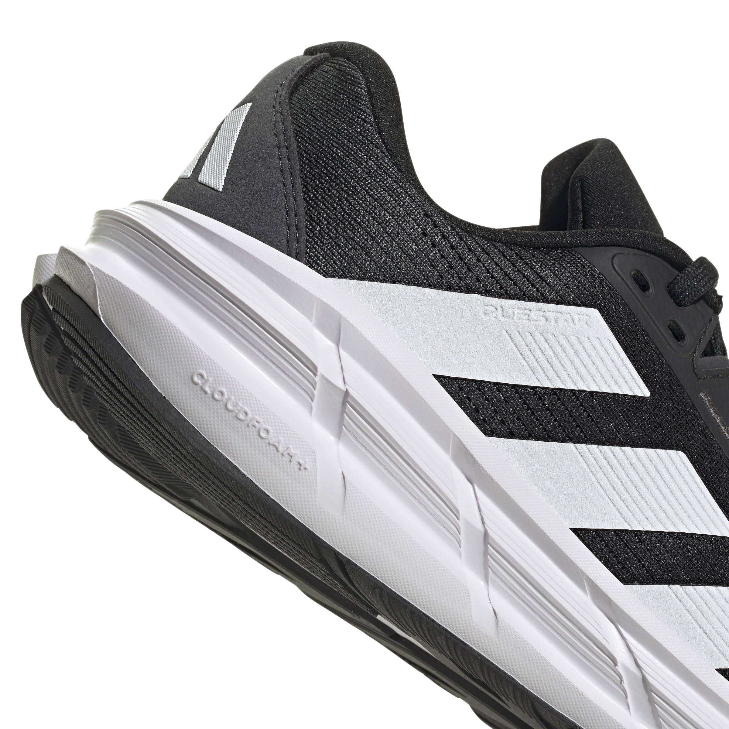 adidas QUESTAR 3 W Kadın Ayakkabı Düşük Taban (Futbol Dışı), core black/ftwr white/carbon, 36 2/3