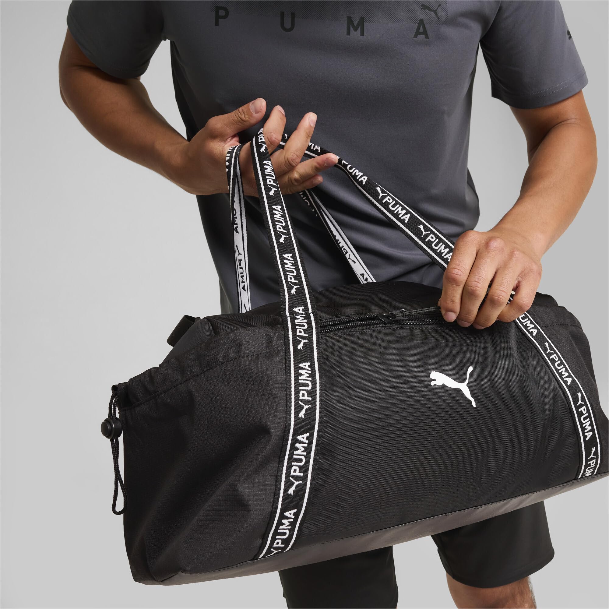 PUMA Kadın AT ESS Sport Bag Spor Çantası PUMA Black Tek Beden