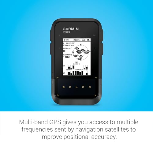 Garmin eTrex® Güneş Enerjisi, GPS Taşınabilir Navigatör, Sınırsız Pil Ömrü, Suya Dayanıklı