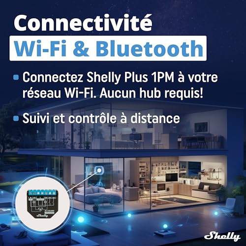 Shelly Plus 2PM | Wi-Fi ve Bluetooth 2 Kanallı Akıllı Röle Şalteri | Güç Tüketimi Ölçümlü Panjur Şalteri | Ev Otomasyonu | Google Home Alexa Aksesuarı | iOS Android Uygulaması (4'lü Paket)