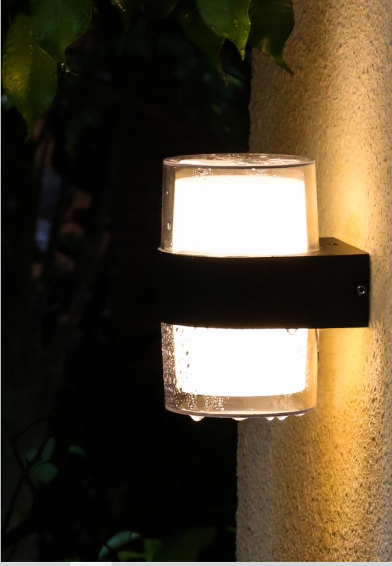 RULTECH DUVAR LED LAMBA 12W GÜN IŞIK 3200K BAHÇE TERAS İÇ&DIŞ MEKAN DEKORATİF LED APLİK AYDINLATMA (1 ADET)