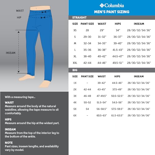 Columbia Sage Peak Chino Erkek Pantolon Siyah 36