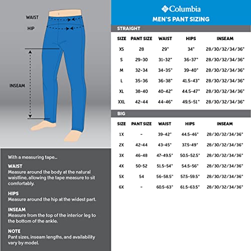 Columbia Sage Peak Chino Erkek Pantolon Siyah 36
