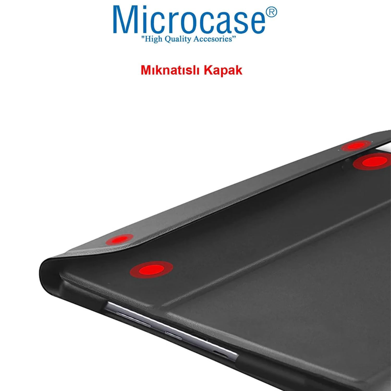 Microcase Huawei Matepad 11.5 inch Tablet ile Uyumlu Sleeve Serisi Mıknatıs Kapak Standlı Kılıf - Pembe AL3319
