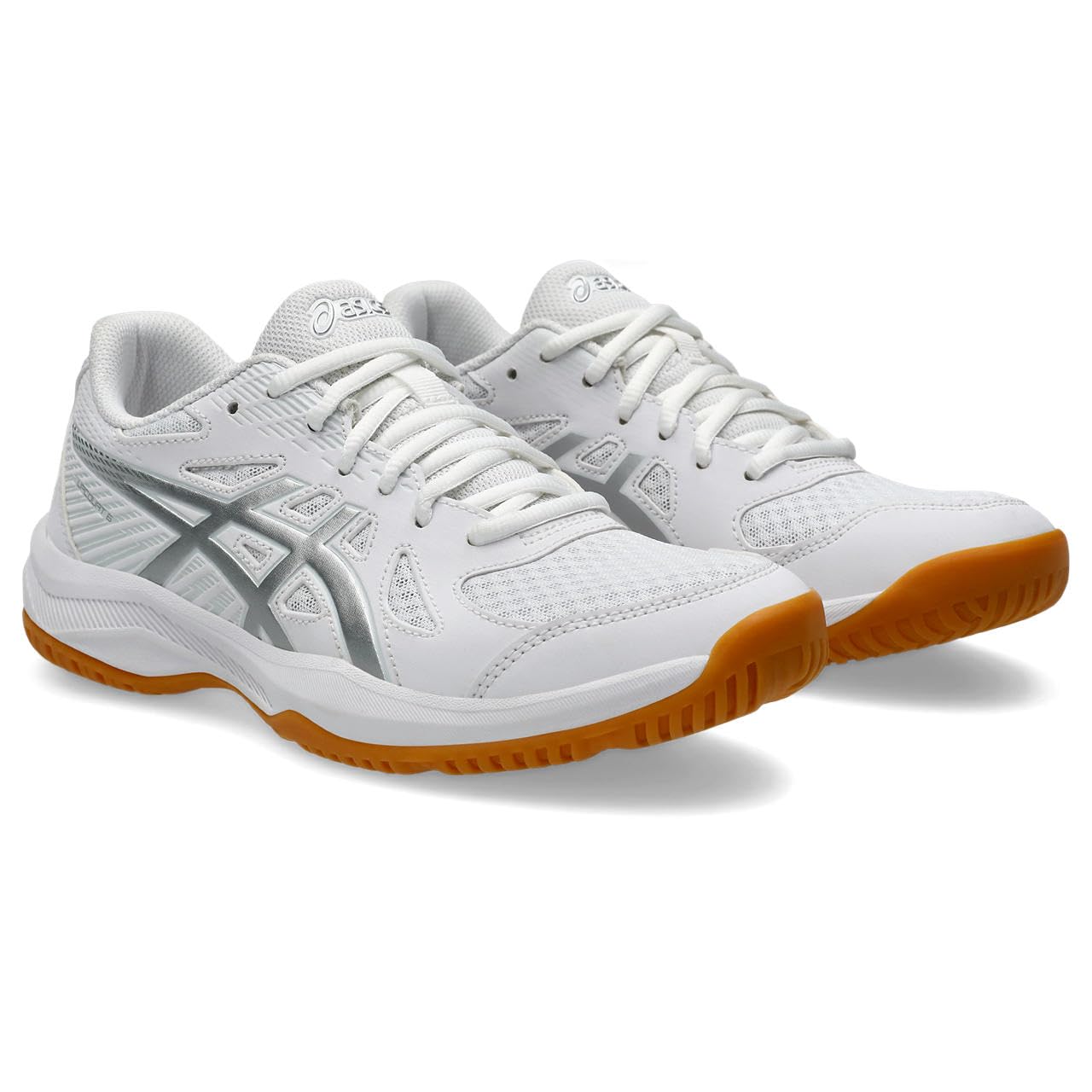 Asics UPCOURT 6 White Traditional Voleybol Ayakkabısı 1072A107-100, 39,5, 1072A107-100, Beyaz, Kadın