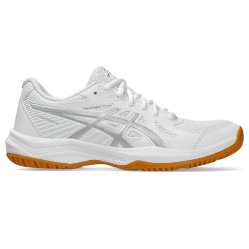 Asics UPCOURT 6 White Traditional Voleybol Ayakkabısı 1072A107-100, 39,5, 1072A107-100, Beyaz, Kadın