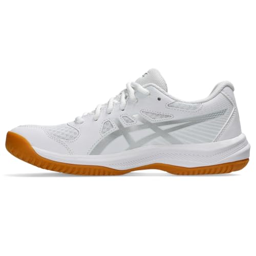 Asics UPCOURT 6 White Traditional Voleybol Ayakkabısı 1072A107-100, 39,5, 1072A107-100, Beyaz, Kadın