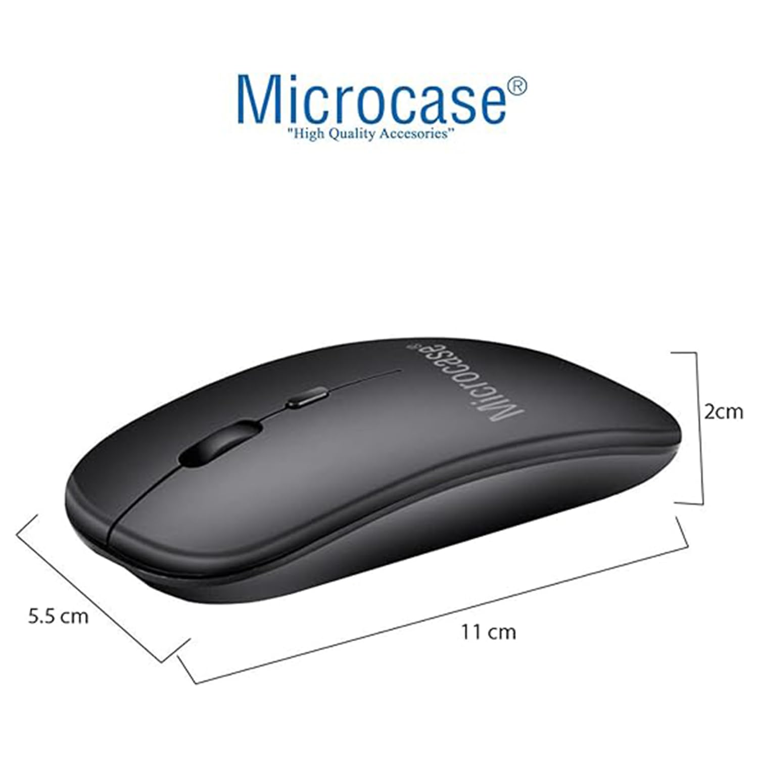 Microcase Samsung Galaxy Tab S9 11 inch Tablet Bluetooth Klavye ve Mouse + Standlı Kılıf - BKK6